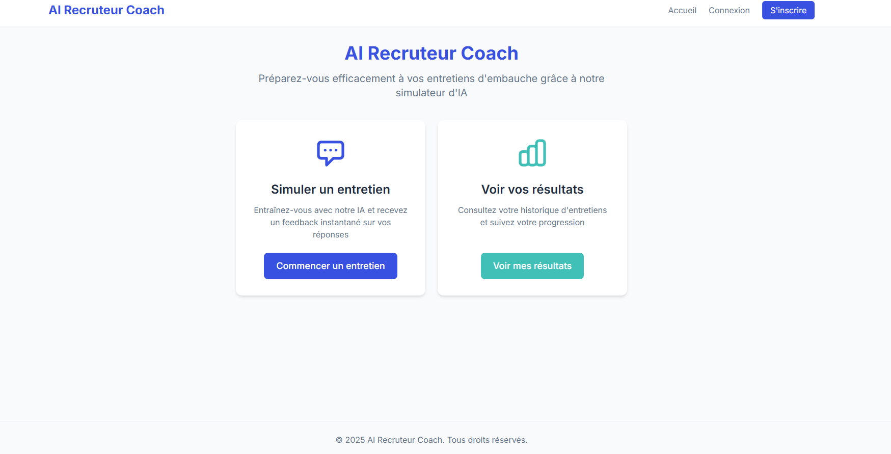 AI Recruteur Coach - Simulateur d'entretien IA
